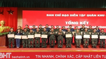 Hà Tĩnh hoàn thành xuất sắc nhiệm vụ diễn tập khu vực phòng thủ tỉnh năm 2023
