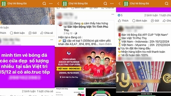 Vé chợ đen trận đội tuyển Việt Nam
