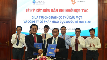 Trường ĐH Thủ Dầu Một hợp tác với Sun Edu đào tạo nhân lực vi mạch