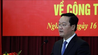 Chuẩn y ông Nguyễn Đức Trung giữ chức Bí thư Tỉnh ủy Nghệ An