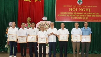 Thanh Hoa សរសើរមនុស្សចាស់ដែលពូកែខាងសេដ្ឋកិច្ច