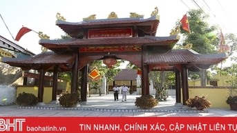 Nhiều di tích ở Hà Tĩnh được trùng tu, tôn tạo bằng nguồn xã hội hoá