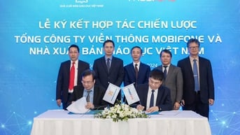 Hợp tác chiến lược giữa MobiFone và NXB Giáo dục Việt Nam để chuyển đổi số giáo dục