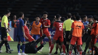 HLV U.22 Indonesia nói về những khoảnh khắc 'cực dị’ ở chung kết SEA Games 32