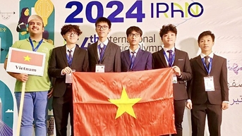 Việt Nam đoạt 5 Huy chương Olympic Vật lý quốc tế năm 2024