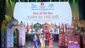 រង្វាន់ទីមួយនៃការប្រកួត "កុមារវៀតណាម - ឈានដល់ពិភពលោក" ជារបស់សាលាមួយនៅទីក្រុង Hai Phong។