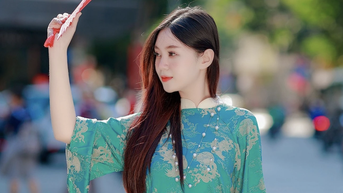 Nữ sinh xinh đẹp với ước mơ trở thành MC song ngữ nổi tiếng
