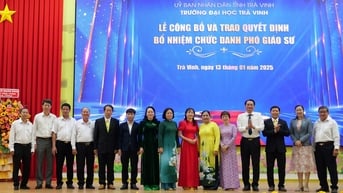 Trường ĐH Trà Vinh có thêm 4 tân phó giáo sư