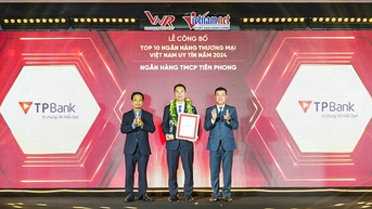 TPBank giữ vững vị trí trong top 10 ngân hàng Việt Nam uy tín