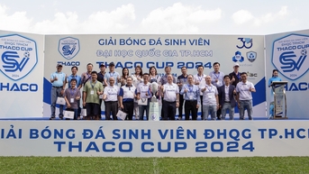 Ấn tượng lễ khai mạc giải bóng đá sinh viên ĐHQG TP.HCM