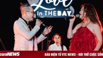 Jimmi Nguyễn thổ lộ tình cảm với vợ trẻ kém 11 tuổi trên sân khấu