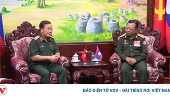 Tiếp tục triển khai các nội dung hợp tác Quốc phòng Việt Nam-Lào