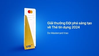 VIB nhận kỷ lục quốc gia và giải thưởng Innovation Breakthrough 2024 với tính năng Cá nhân hóa thiết kế thẻ