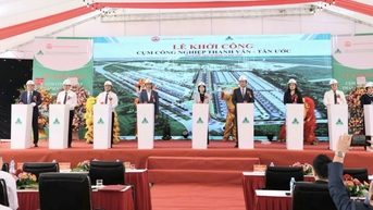 Huyện Thanh Oai: khởi công cụm công nghiệp Thanh Văn