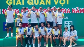 TP.HCM thắng lớn tại giải quần vợt đồng đội quốc gia 2023