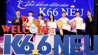5 thủ khoa đầu vào Trường ĐH Kinh tế Quốc dân được cấp học bổng toàn phần