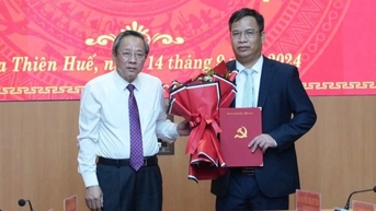 Ông Phạm Đức Tiến giữ chức Phó Bí thư Tỉnh ủy Thừa Thiên Huế