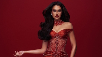 Chiếc đầm bó sát giúp mỹ nhân Tây Ban Nha tỏa sáng ở bán kết Miss Grand