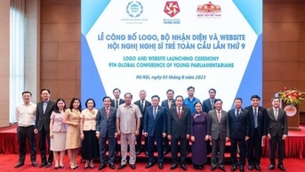 Công bố logo, bộ nhận diện và website Hội nghị nghị sĩ trẻ toàn cầu lần thứ 9