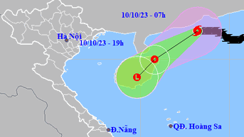 Bão Koinu suy yếu nhanh