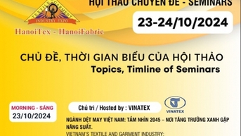 សិក្ខាសាលាសំខាន់ៗជាច្រើននៅក្រៅកម្មវិធី HanoiTex & HanoiFabric 2024