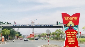 Huyện Phúc Thọ duyệt chủ trương đầu tư hơn 1.100 tỷ đồng cho 8 dự án