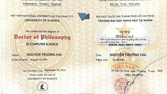 Tiến sĩ giả Nguyễn Trường Hải có từng học tại Trường ĐH Khoa học tự nhiên TP.HCM?