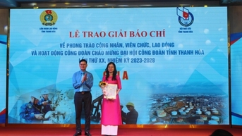 Trao Giải báo chí về phong trào công nhân, viên chức, lao động