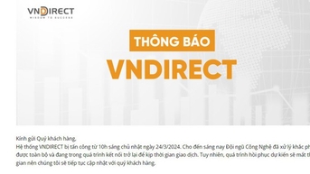 Công an vào cuộc vụ hệ thống chứng khoán VNDirect bị tấn công