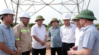 Tích cực triển khai dự án đường dây 500 kV mạch 3 đoạn qua tỉnh Thái Bình