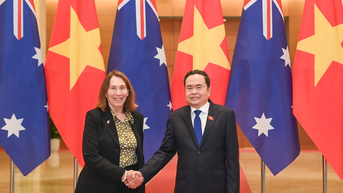 Chủ tịch Quốc hội Trần Thanh Mẫn hội đàm với Chủ tịch Thượng viện Australia Sue Lines