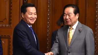 Phó Thủ tướng Lê Minh Khái hội kiến Chủ tịch Hạ viện Nhật Bản Nukaga Fukushiro
