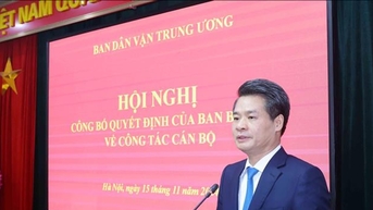 Ông Nguyễn Quang Đức giữ chức Phó Trưởng Ban Dân vận Trung ương