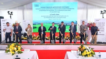 Tập đoàn TH khởi công dự án sữa 5.200 tỉ đồng tại Viễn Đông, Liên bang Nga