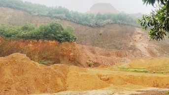 Hà Tĩnh chuyển công an điều tra chủ mỏ đất khai thác lấn thêm 1,6ha