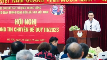 Hội Luật gia Việt Nam tổ chức Hội nghị thông tin chuyên đề quý III