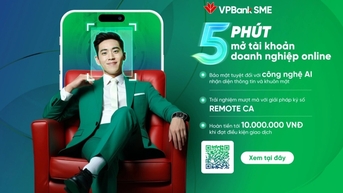 VPBank ứng dụng công nghệ AI vào mở tài khoản cho doanh nghiệp