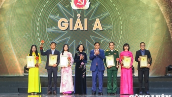 Báo Nhà báo và Công luận đoạt nhiều giải thưởng tại lễ trao giải Búa Liềm Vàng lần thứ VIII năm 2023