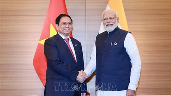 Thủ tướng Phạm Minh Chính hội kiến Thủ tướng Ấn Độ Narendra Modi