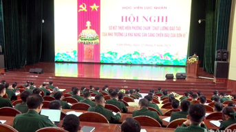 Học viện Lục quân nâng cao chất lượng đào tạo, sẵn sàng chiến đấu