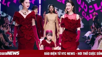 Mẫu nhí 5 tuổi Gia Hân diễn thời trang cùng dàn nghệ sĩ nổi tiếng của VFC