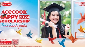 Acecook Việt Nam “trao hạnh phúc” với chương trình học bổng 2024 dành cho sinh viên
