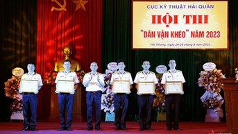 Cục Kỹ thuật Hải quân: Bế mạc Hội thi “Dân vận khéo” năm 2023