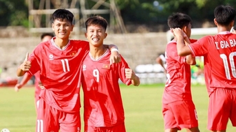 베트남 U16팀, 동남아시아 토너먼트에서 브루나이 U16팀을 15-0으로 이겼다