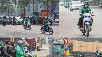 Muôn kiểu vi phạm của xe ôm công nghệ