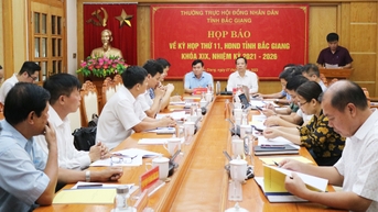 Kỳ họp thứ 11, HĐND tỉnh Bắc Giang dự kiến thông qua 32 dự thảo nghị quyết quan trọng |=> Đăng trên báo Bắc Giang