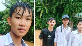 ជិះ​ម៉ូតូ​ធ្លាក់​ចូល​លូ ក្រុម​និស្សិត​ប្រុស​ប្រថុយ​ជីវិត​ក្រោម​ភ្លៀង​ទៅ​សង្គ្រោះ