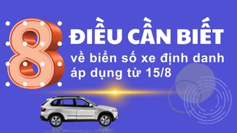 8 điều cần biết về biển số xe định danh áp dụng từ 15/8