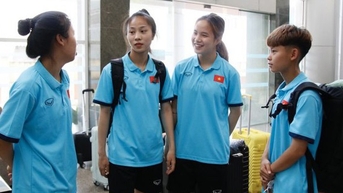 ក្រុមនារី U.20 វៀតណាម មកដល់ភូថូ ត្រៀមប្រកួតជម្រុះ U.20 អាស៊ីឆ្នាំ 2024