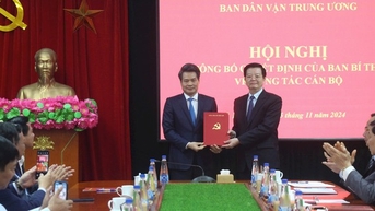 Trưởng ban Nội chính Thành ủy Hà Nội làm Phó trưởng ban Dân vận Trung ương